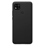 Чехол Yotrix LiquidSilicone для Xiaomi Redmi 9C (черный, гелевый)