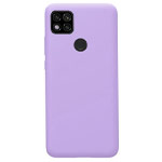 Чехол Yotrix LiquidSilicone для Xiaomi Redmi 9C (сиреневый, гелевый)