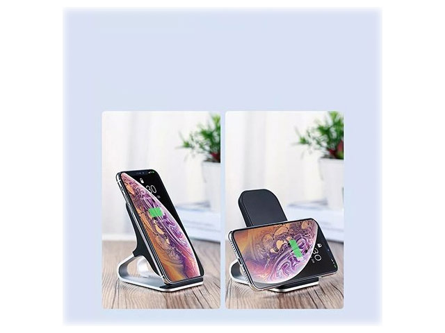 Беспроводное зарядное устройство Remax Wireless Charger RP-W12 (черное, Fast Charge, 10W, стандарт QI)