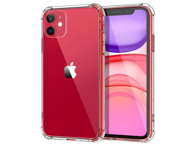 Чехол Yotrix Shockproof TPU для Apple iPhone 11 (прозрачный, гелевый)