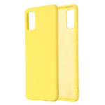 Чехол Yotrix LiquidSilicone для Samsung Galaxy S10 lite (желтый, гелевый)