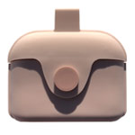 Чехол Synapse Silicone Bag case для Apple AirPods pro (пудра, силиконовый)