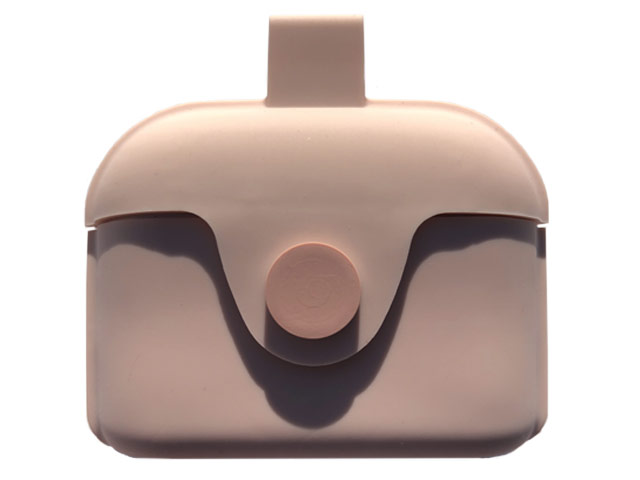 Чехол Synapse Silicone Bag case для Apple AirPods pro (пудра, силиконовый)