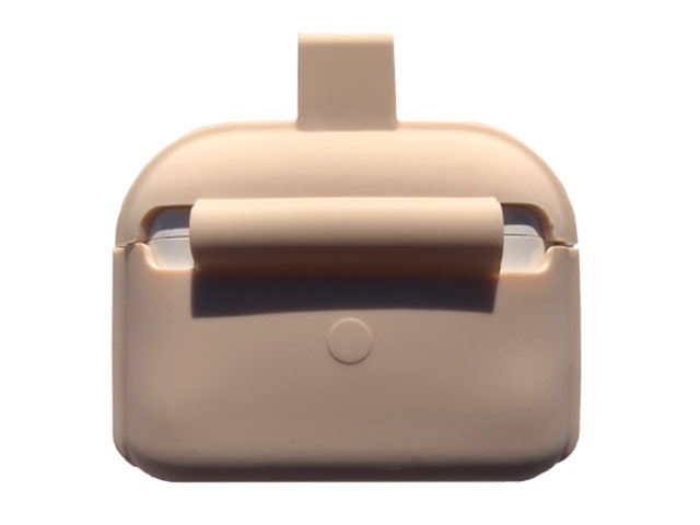 Чехол Synapse Silicone Bag case для Apple AirPods pro (пудра, силиконовый)