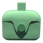 Чехол Synapse Silicone Bag case для Apple AirPods pro (бирюзовый, силиконовый)