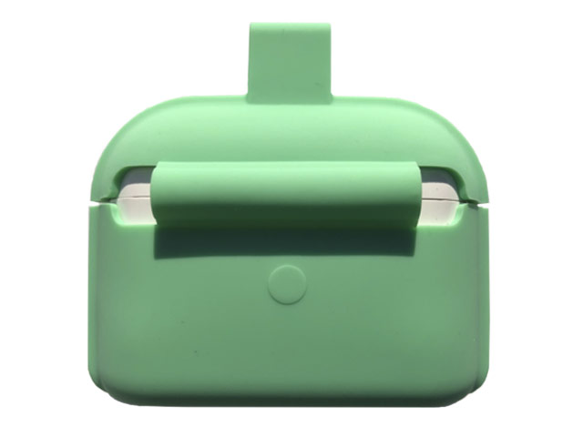 Чехол Synapse Silicone Bag case для Apple AirPods pro (бирюзовый, силиконовый)