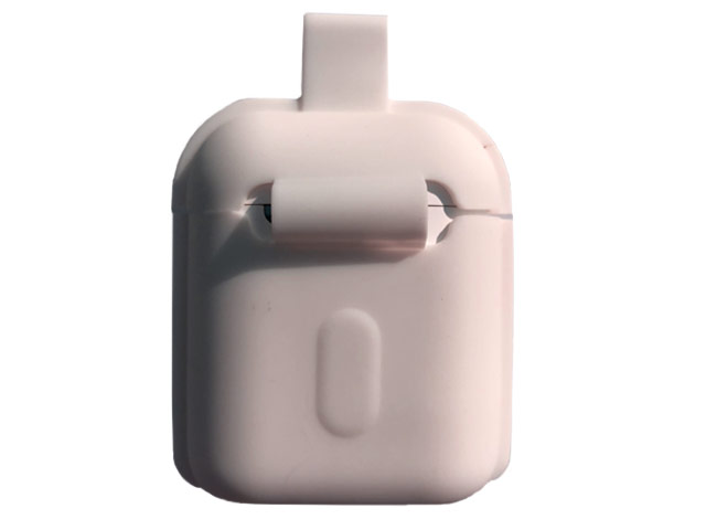 Чехол Synapse Silicone Bag case для Apple AirPods (пудра, силиконовый)