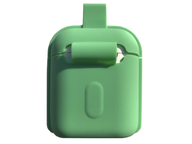 Чехол Synapse Silicone Bag case для Apple AirPods (бирюзовый, силиконовый)