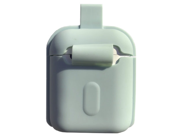 Чехол Synapse Silicone Bag case для Apple AirPods (светло-бирюзовый, силиконовый)