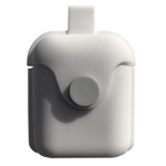 Чехол Synapse Silicone Bag case для Apple AirPods (белый, силиконовый)