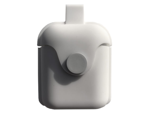 Чехол Synapse Silicone Bag case для Apple AirPods (белый, силиконовый)
