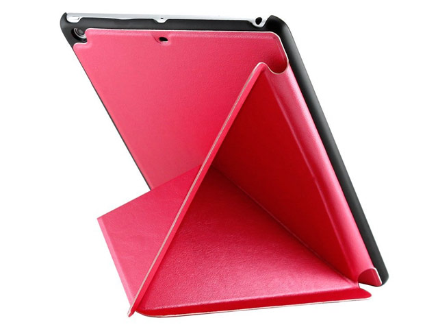 Чехол Yotrix OrigamiCase для Apple iPad Air (розовый, кожанный)