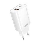 Зарядное устройство Remax Jane Series Chargeset RP-U37 универсальное (сетевое, 18W, PD, QC, USB-C-Lightning-кабель, белое)