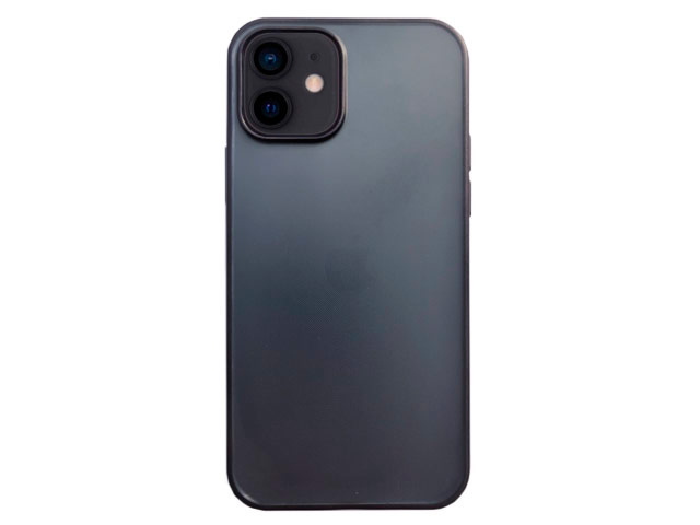 Чехол KeepHone Plating Series для Apple iPhone 12 mini (черный, гелевый)
