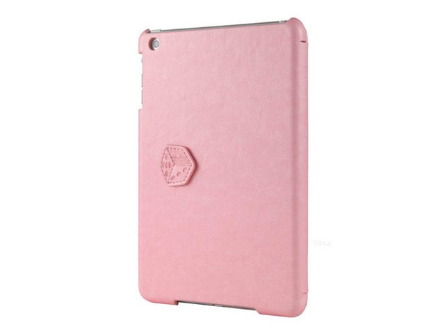 Чехол Nextouch Leather case для Apple iPad mini/iPad mini 2 (белый/розовый, кожанный)