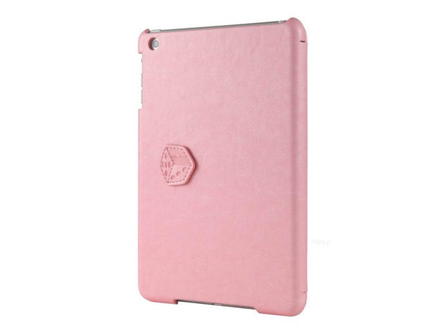 Чехол Nextouch Leather case для Apple iPad mini/iPad mini 2 (белый/розовый, кожанный)