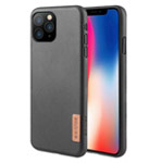 Чехол G-Case Dark Series для Apple iPhone 12 pro max (Black Leather, кожаный)