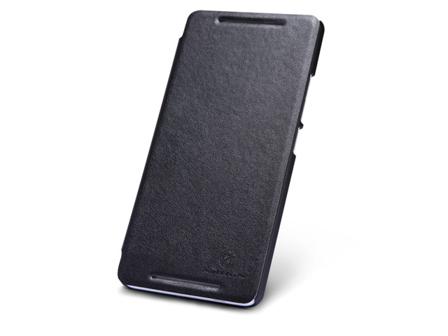 Чехол Nillkin V-series Leather case для HTC One max 8088 (черный, кожанный)
