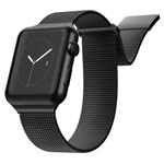 Ремешок для часов X-Doria Mesh Double Band для Apple Watch (42/44 мм, черный, стальной)