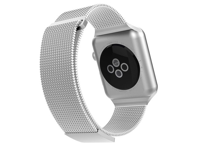 Ремешок для часов X-Doria Mesh Double Band для Apple Watch (38/40 мм, серебристый, стальной)