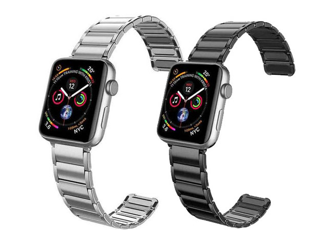 Ремешок для часов X-Doria Classic Band для Apple Watch (38/40 мм, черный, стальной)