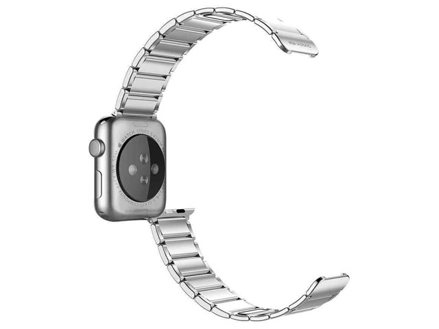 Ремешок для часов X-Doria Classic Band для Apple Watch (38/40 мм, серебристый, стальной)