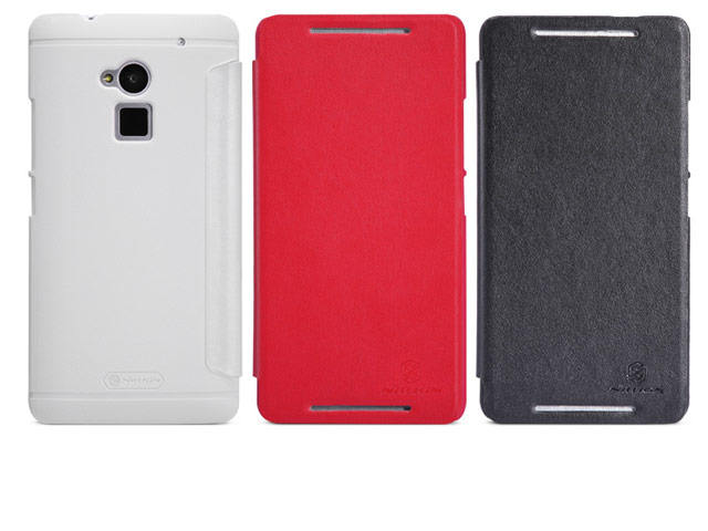 Чехол Nillkin V-series Leather case для HTC One max 8088 (белый, кожанный)