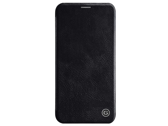 Чехол G-Case Business Series для Apple iPhone 12 pro max (черный, кожаный)