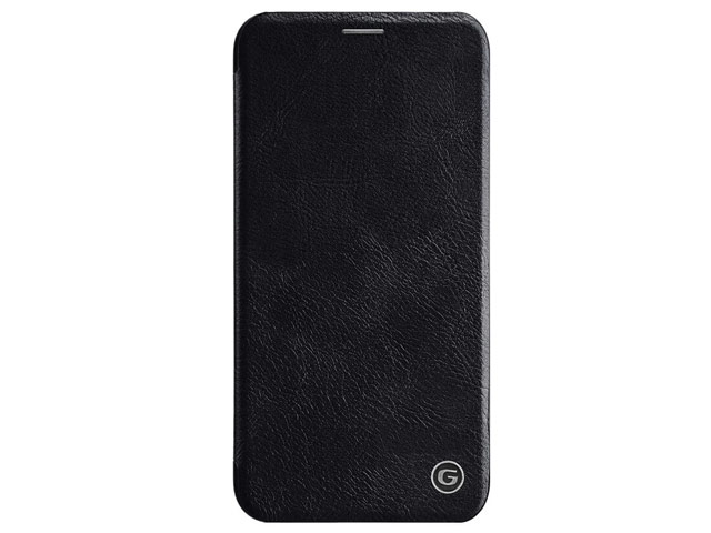 Чехол G-Case Business Series для Apple iPhone 12 mini (черный, кожаный)