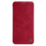 Чехол G-Case Business Series для Apple iPhone 12 mini (красный, кожаный)