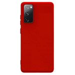 Чехол Yotrix LiquidSilicone для Samsung Galaxy S20 FE (красный, гелевый)
