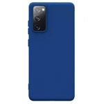 Чехол Yotrix LiquidSilicone для Samsung Galaxy S20 FE (темно-синий, гелевый)