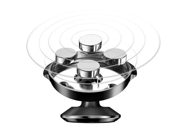 Автомобильный держатель Baseus Small Ears Series Magnetic Bracket универсальный (черный, на панель)