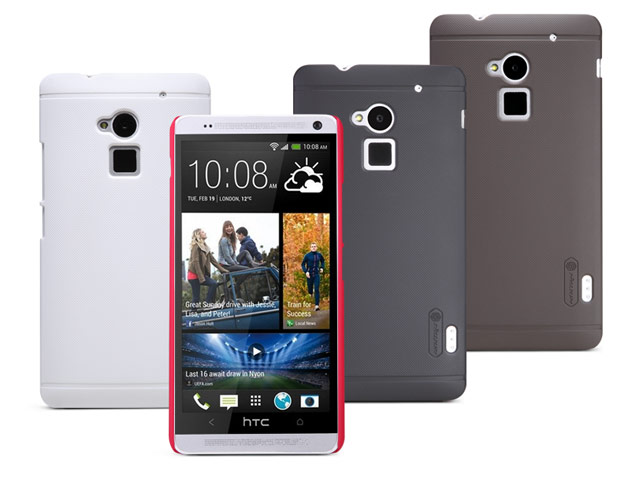 Чехол Nillkin Hard case для HTC One max 8088 (темно-коричневый, пластиковый)