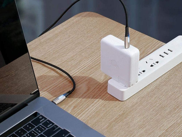 USB-кабель Baseus Water Drop-Shaped Lamp Cable универсальный (USB-C, 1 метр, черный, 60W, PD, QC 3.0, 480Mbps)