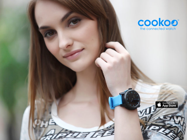 Электронные наручные часы Cookoo Watch (белые)