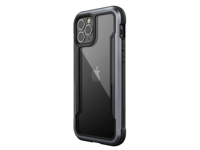 Чехол Raptic Defense Shield для Apple iPhone 12 pro max (черный, маталлический)