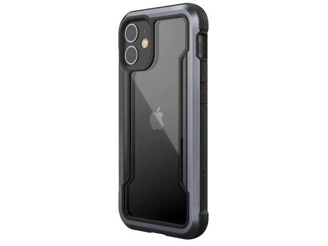 Чехол Raptic Defense Shield для Apple iPhone 12 mini (черный, маталлический)