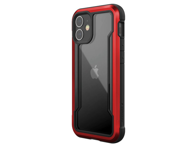 Чехол Raptic Defense Shield для Apple iPhone 12 mini (красный, маталлический)