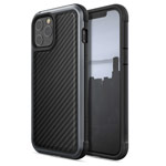 Чехол Raptic Defense Lux для Apple iPhone 12 pro max (Black Carbon, маталлический)