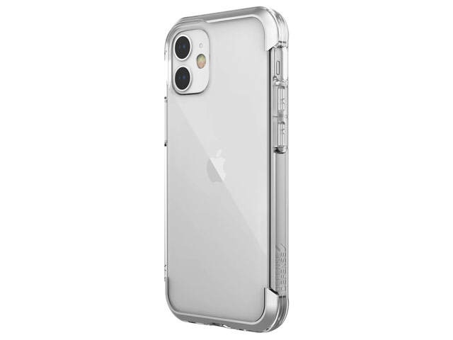 Чехол Raptic Air для Apple iPhone 12 mini (прозрачный/серебристый, маталлический)
