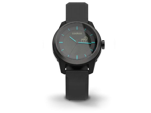 Электронные наручные часы Cookoo Watch (черные)
