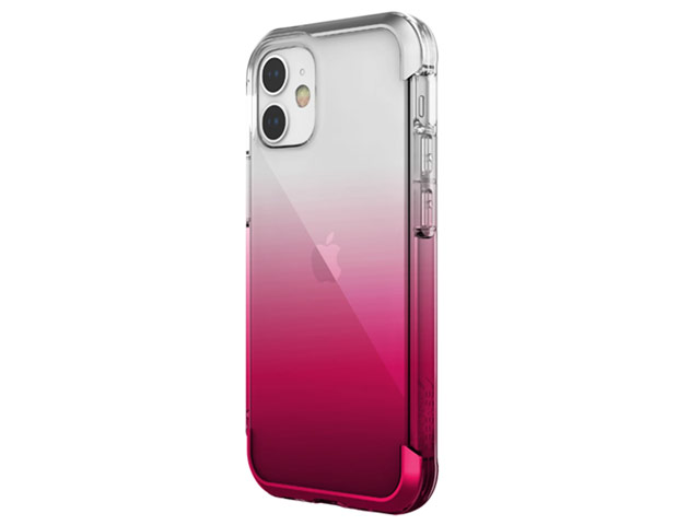 Чехол Raptic Air для Apple iPhone 12 mini (прозрачный/розовый, маталлический)