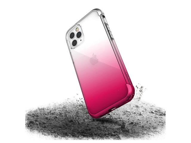 Чехол Raptic Air для Apple iPhone 12 pro max (прозрачный/розовый, маталлический)
