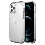 Чехол Raptic Air для Apple iPhone 12/12 pro (прозрачный/серебристый, маталлический)