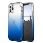 Чехол Raptic Air для Apple iPhone 12/12 pro (прозрачный/синий, маталлический)