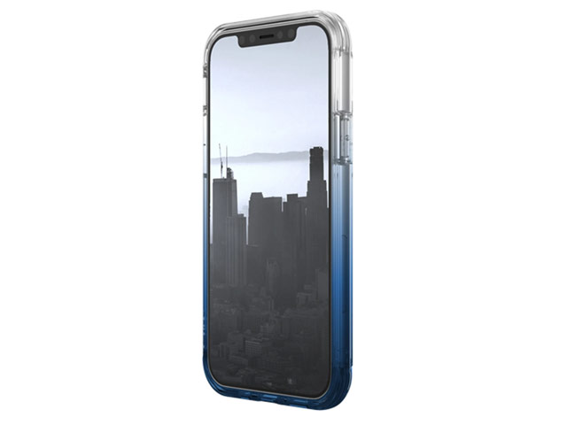 Чехол Raptic Air для Apple iPhone 12/12 pro (прозрачный/синий, маталлический)