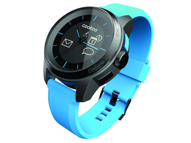 Электронные наручные часы Cookoo Watch (голубые)