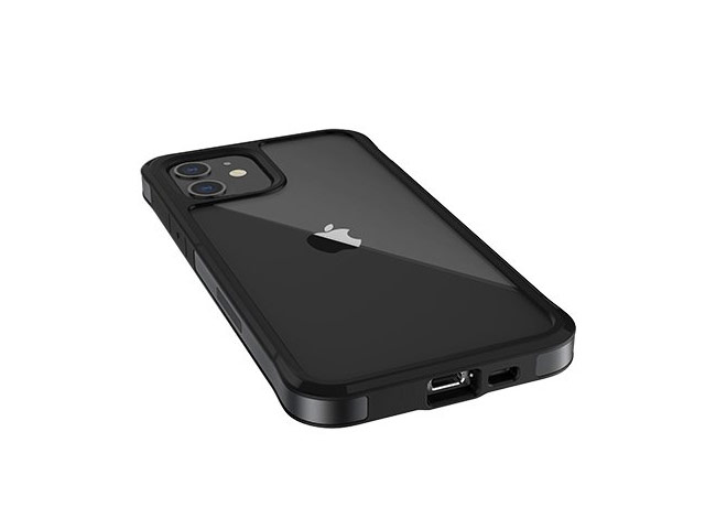 Чехол Raptic Edge для Apple iPhone 12 mini (черный, маталлический)