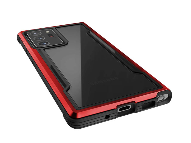 Чехол Raptic Defense Shield для Samsung Galaxy Note 20 ultra (красный, маталлический)